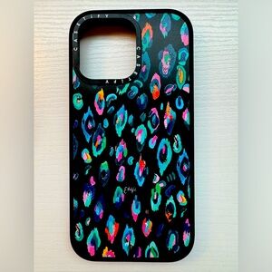 CASETiFY MagSafe Impact Case for iPhone 15 Pro Max in Etta Vee Leopard Print